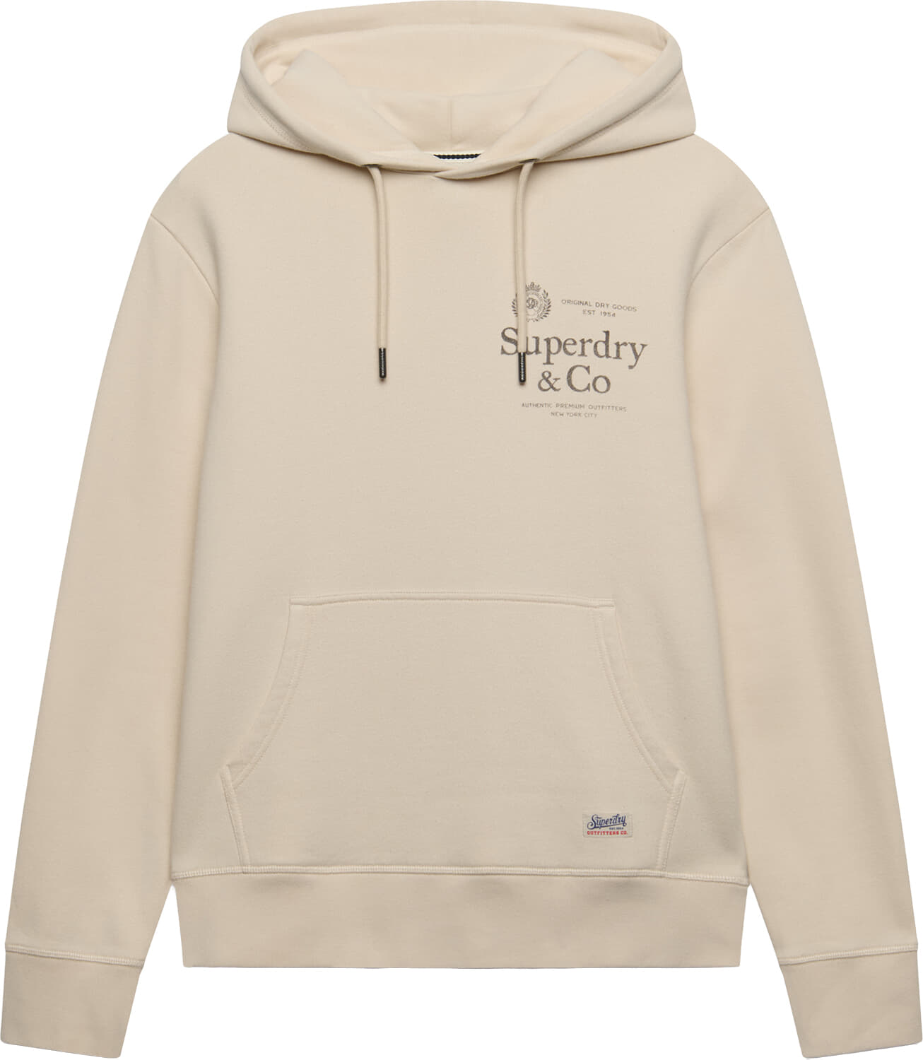 Superdry & Co Hoodie 1954 Company Relaxed Off White