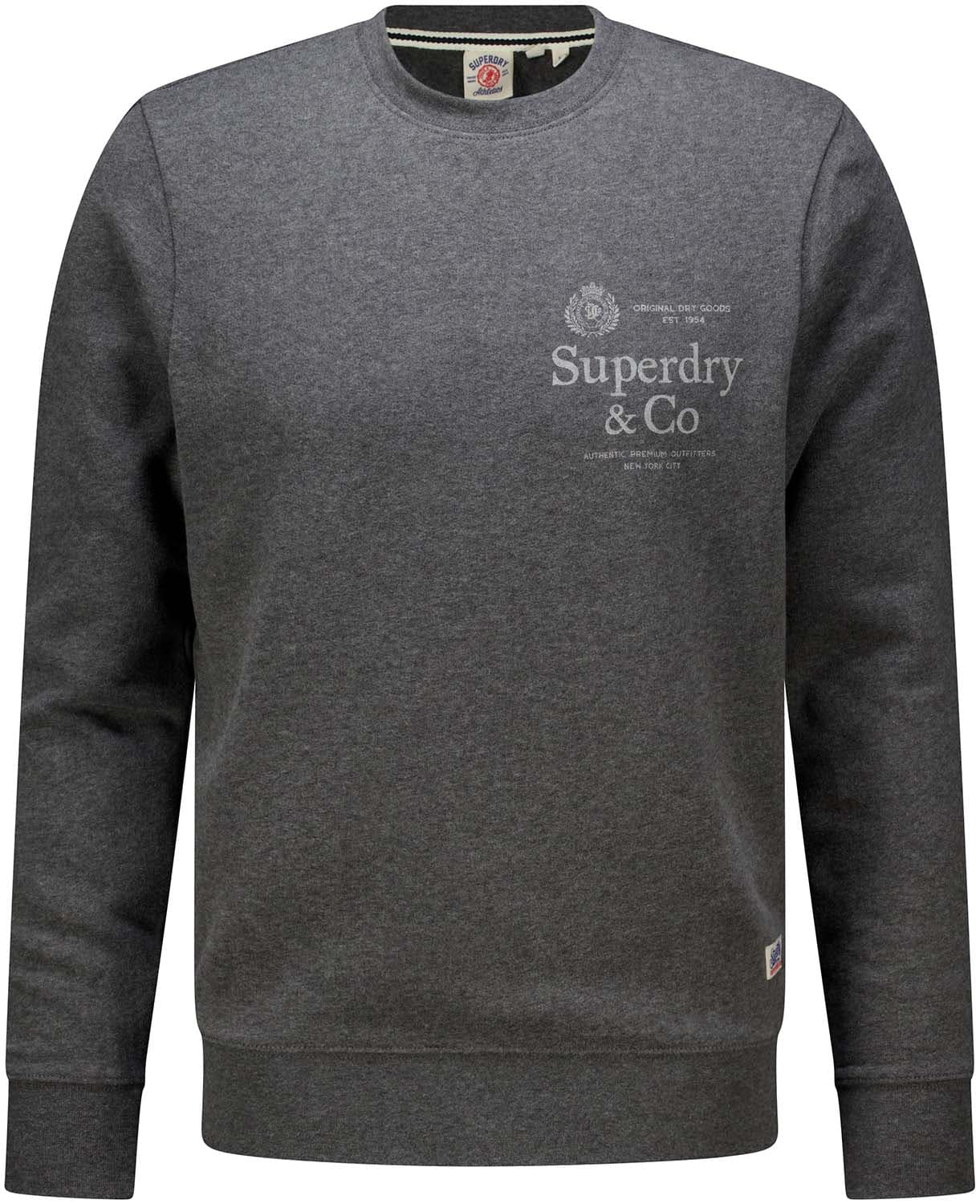Superdry & Co Sweater Relaxed Antraciet