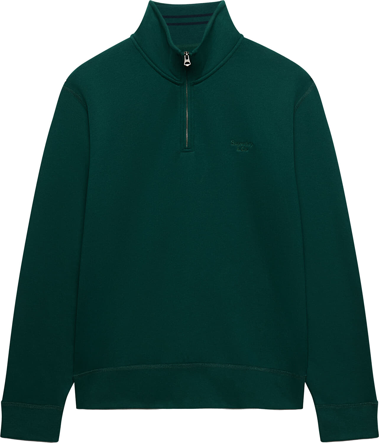 Superdry & Co Sweater Half-Zip  Groen