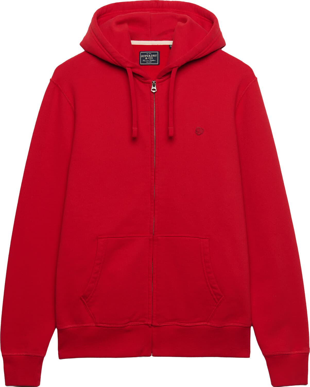 Superdry & Co Hoodie Monogram Vest Rood