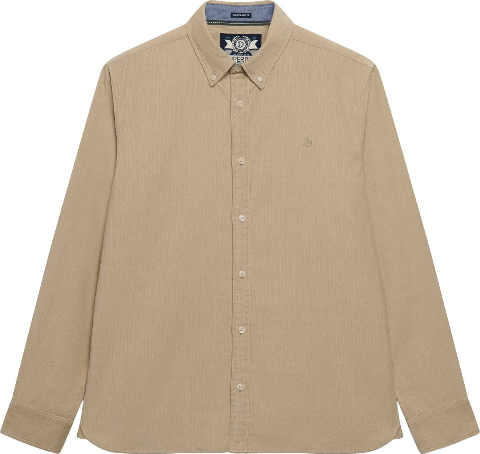 Superdry & Co Overhemd Oxford Classic Kaki