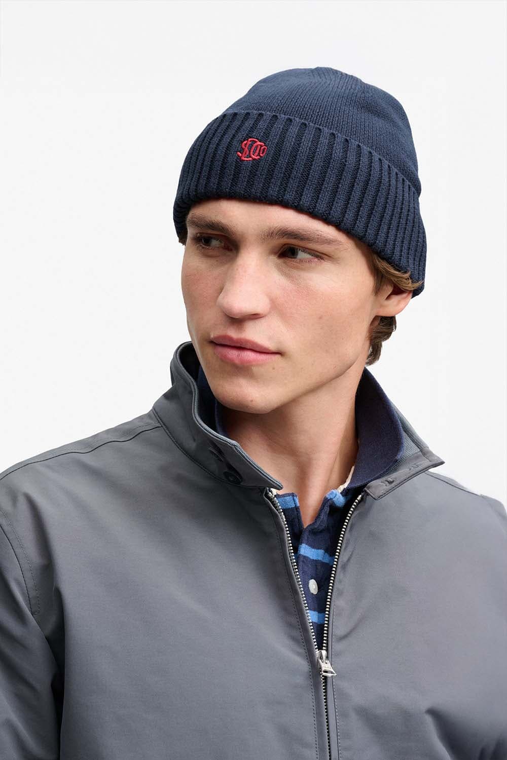 Superdry & Co Muts SD Logo Beanie Navy