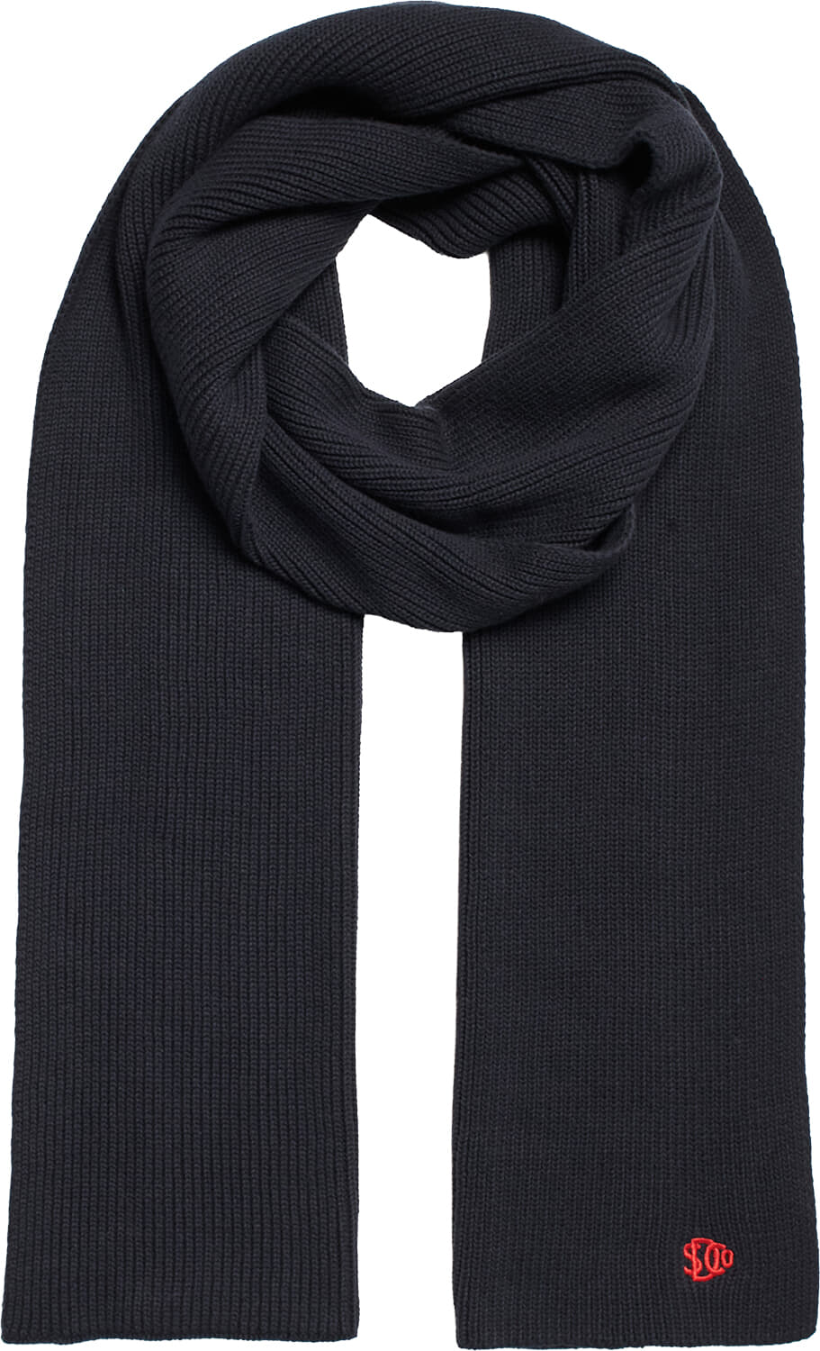 Superdry & Co Sjaal SD Logo Knitted Navy