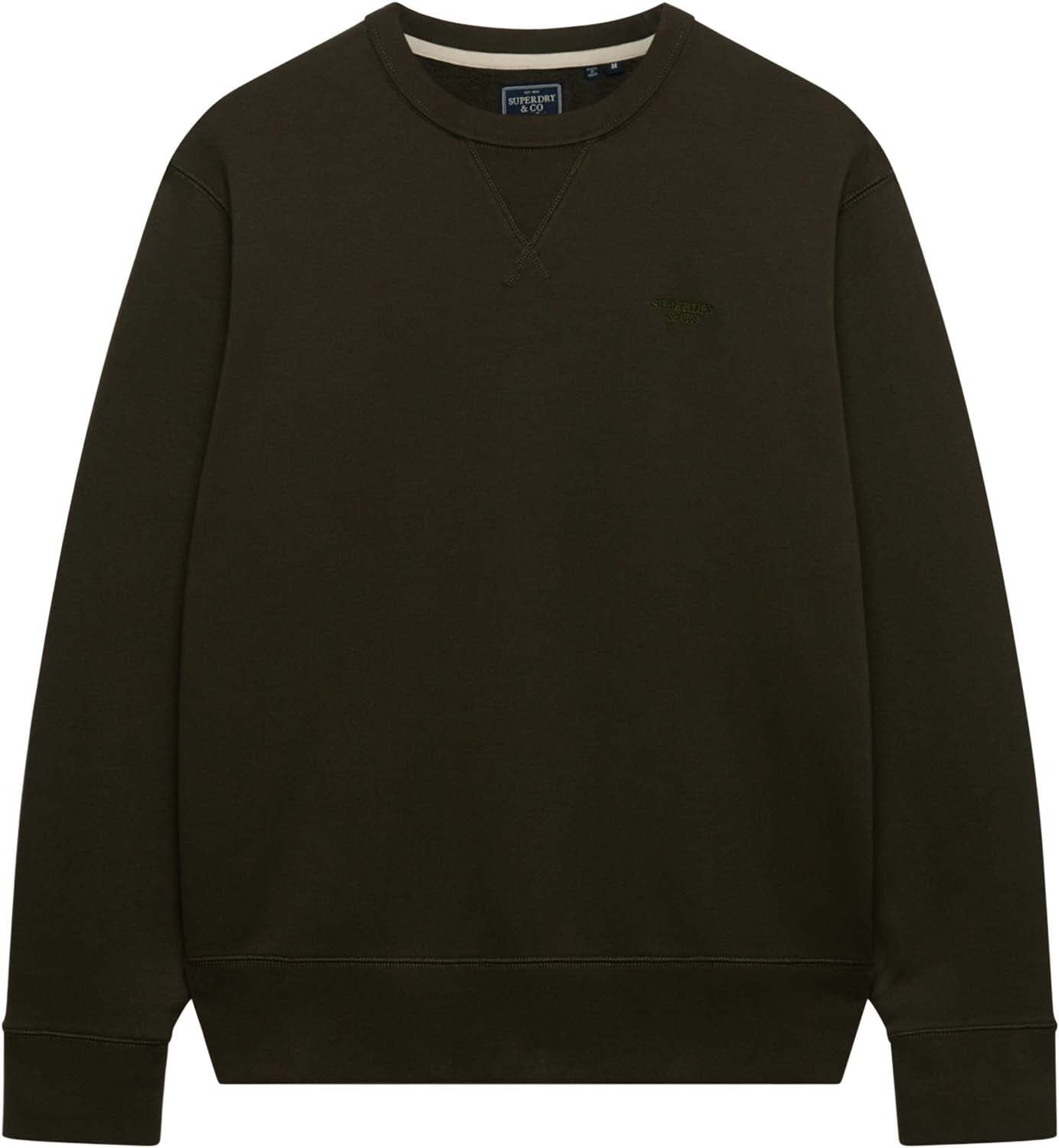 Superdry & Co Sweater Essential Stacked  Groen
