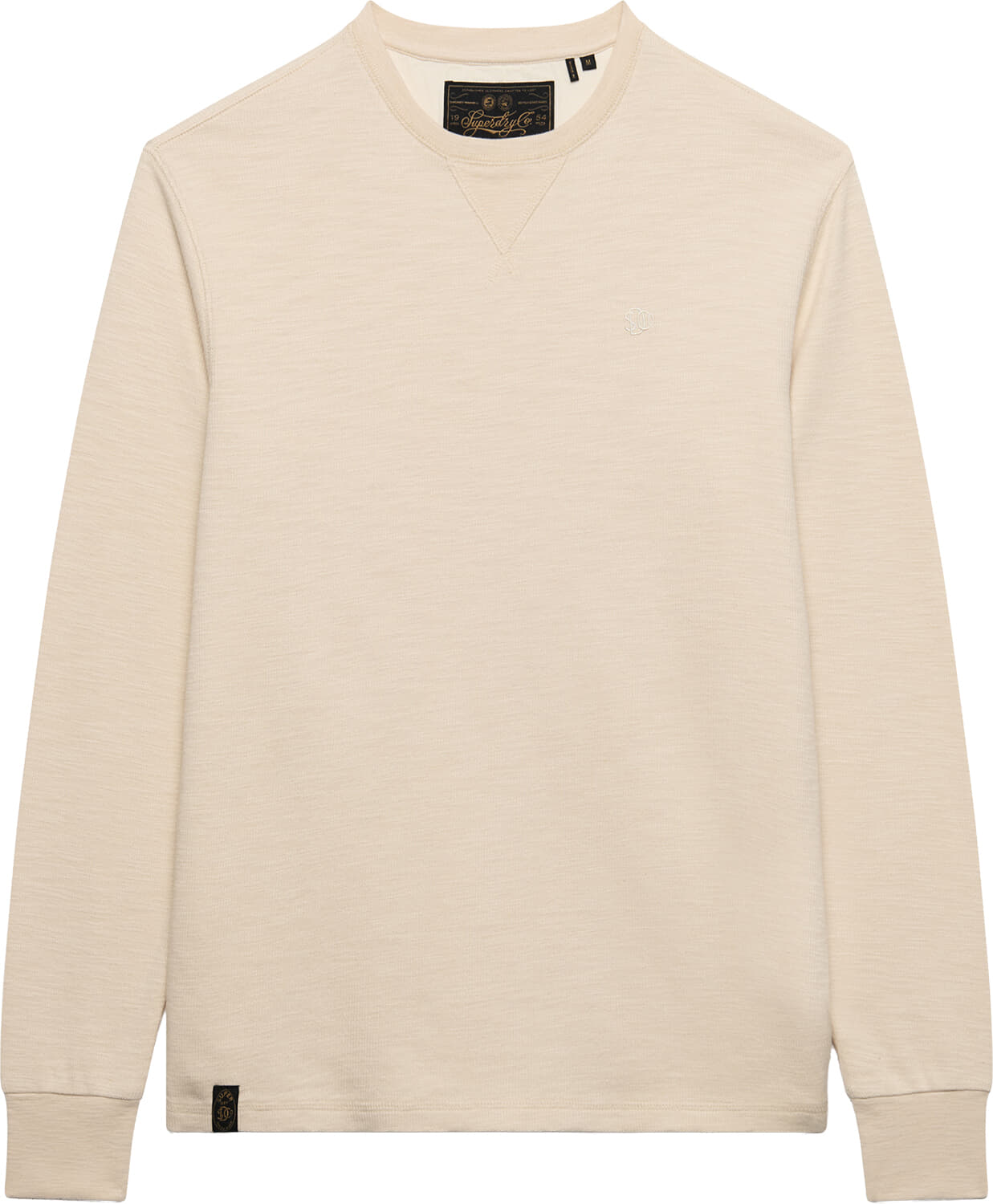 Superdry & Co Trui Classic Slub Waffle Top Off White