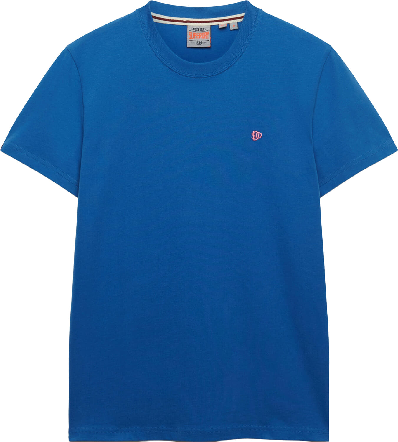 Superdry & Co T-shirt Essential Kobalt Blauw