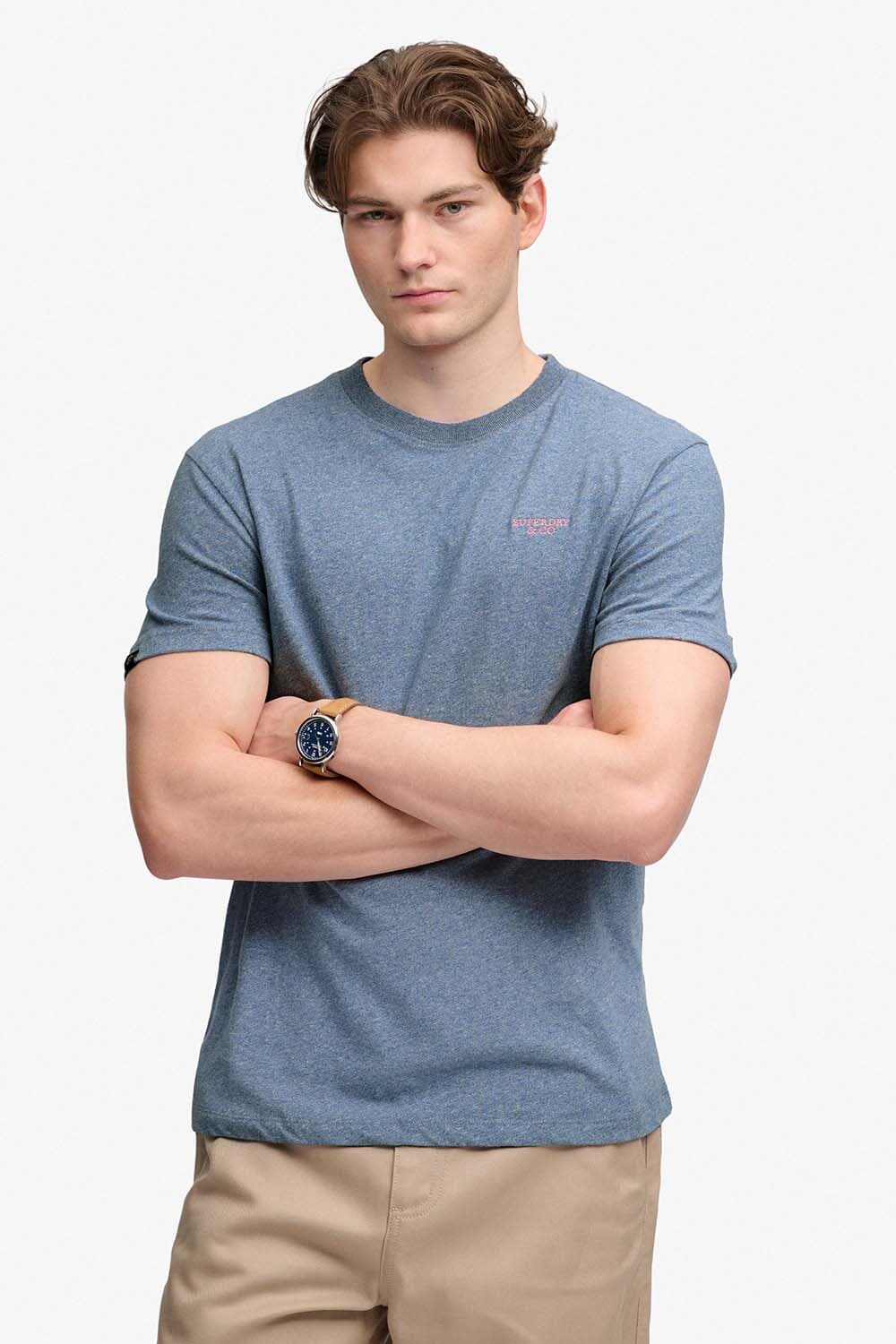 Superdry & Co T-shirt Essential Blauw