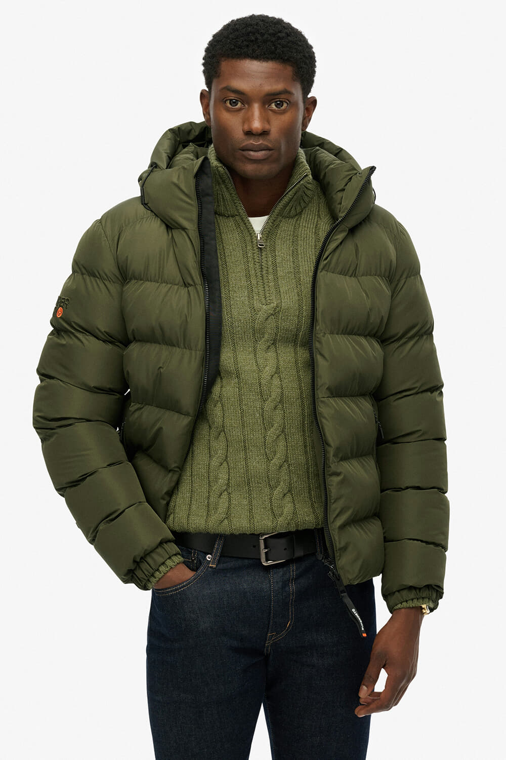 Superdry & Co Pufferjas  Army