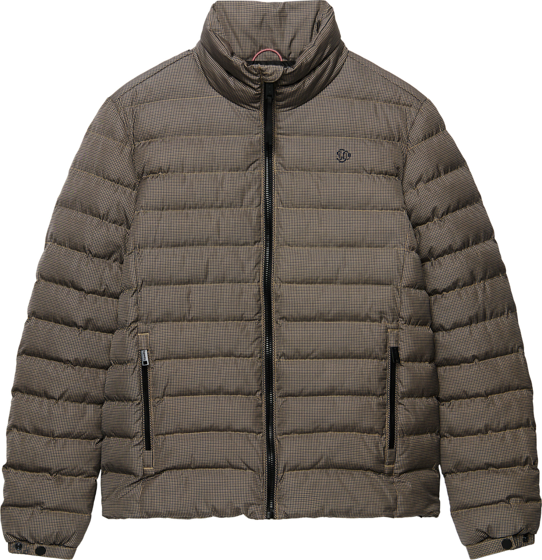 Superdry & Co Gewatteerde Jas Fuji Estate Slanke Pasvorm Bruin