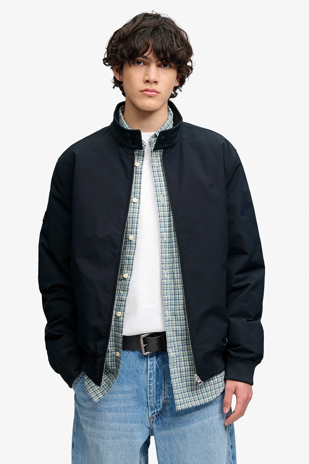 Superdry & Co Jas Campus Harrington Navy