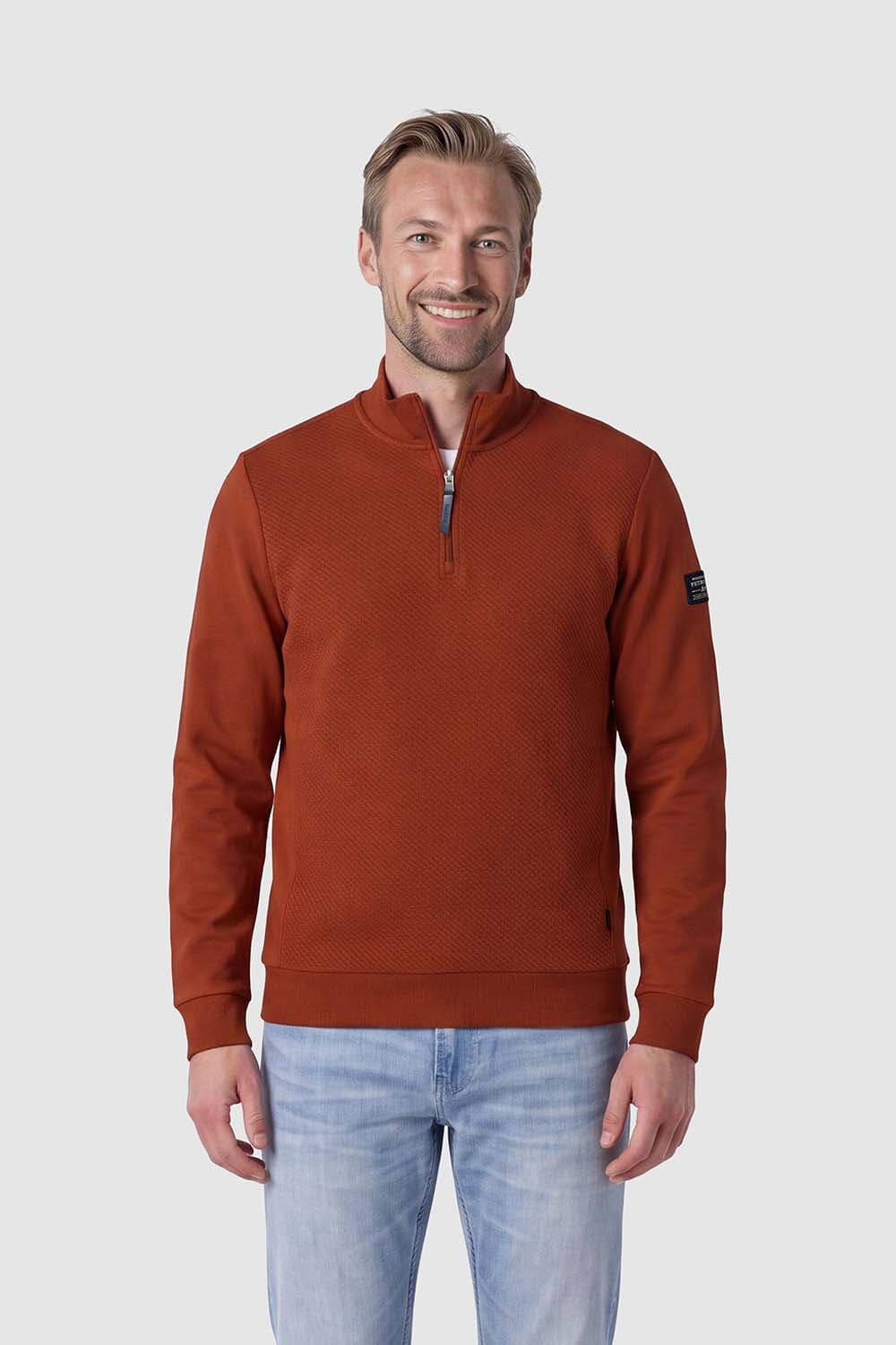 Petrol Trui  Oranje