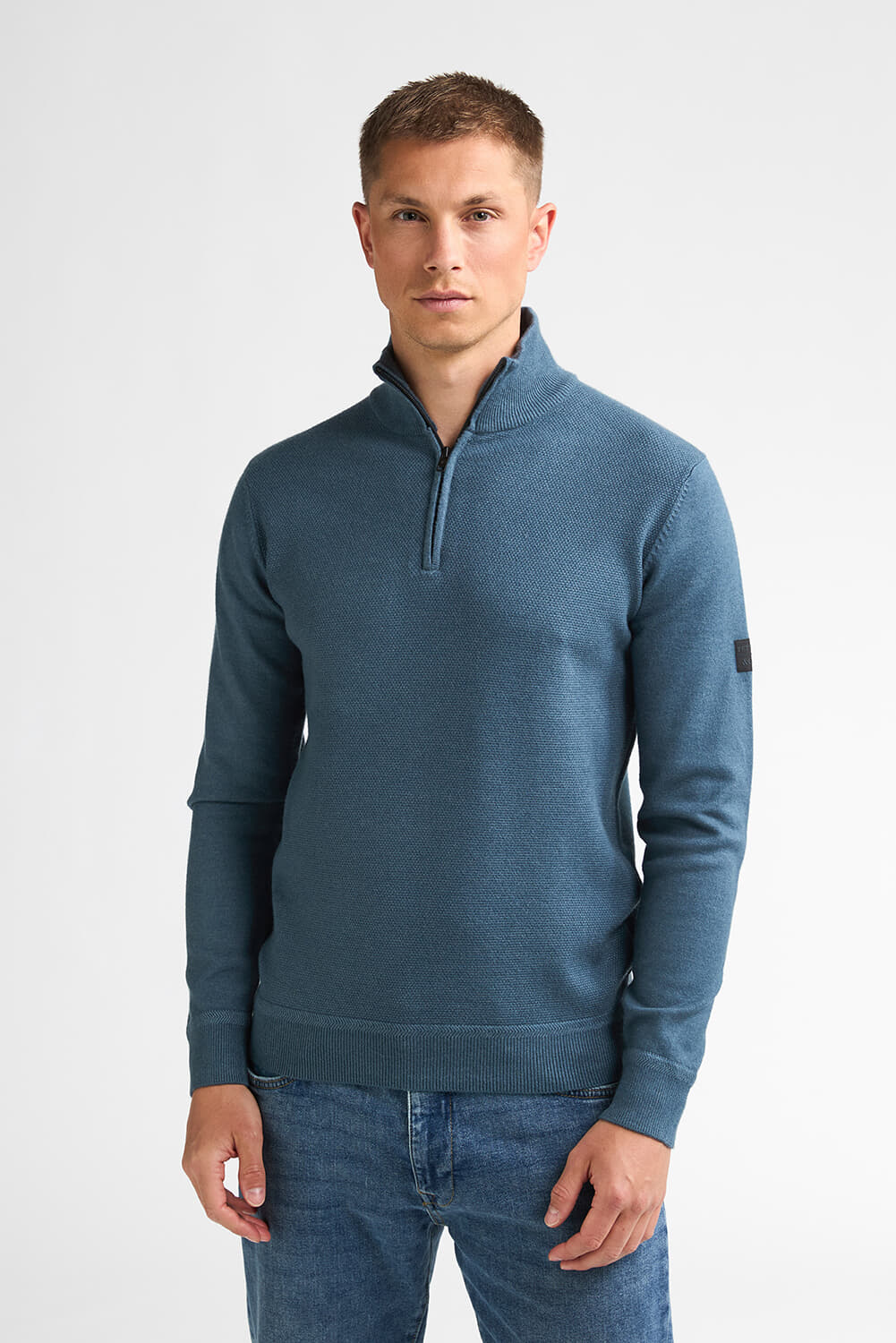Petrol Trui Blauw