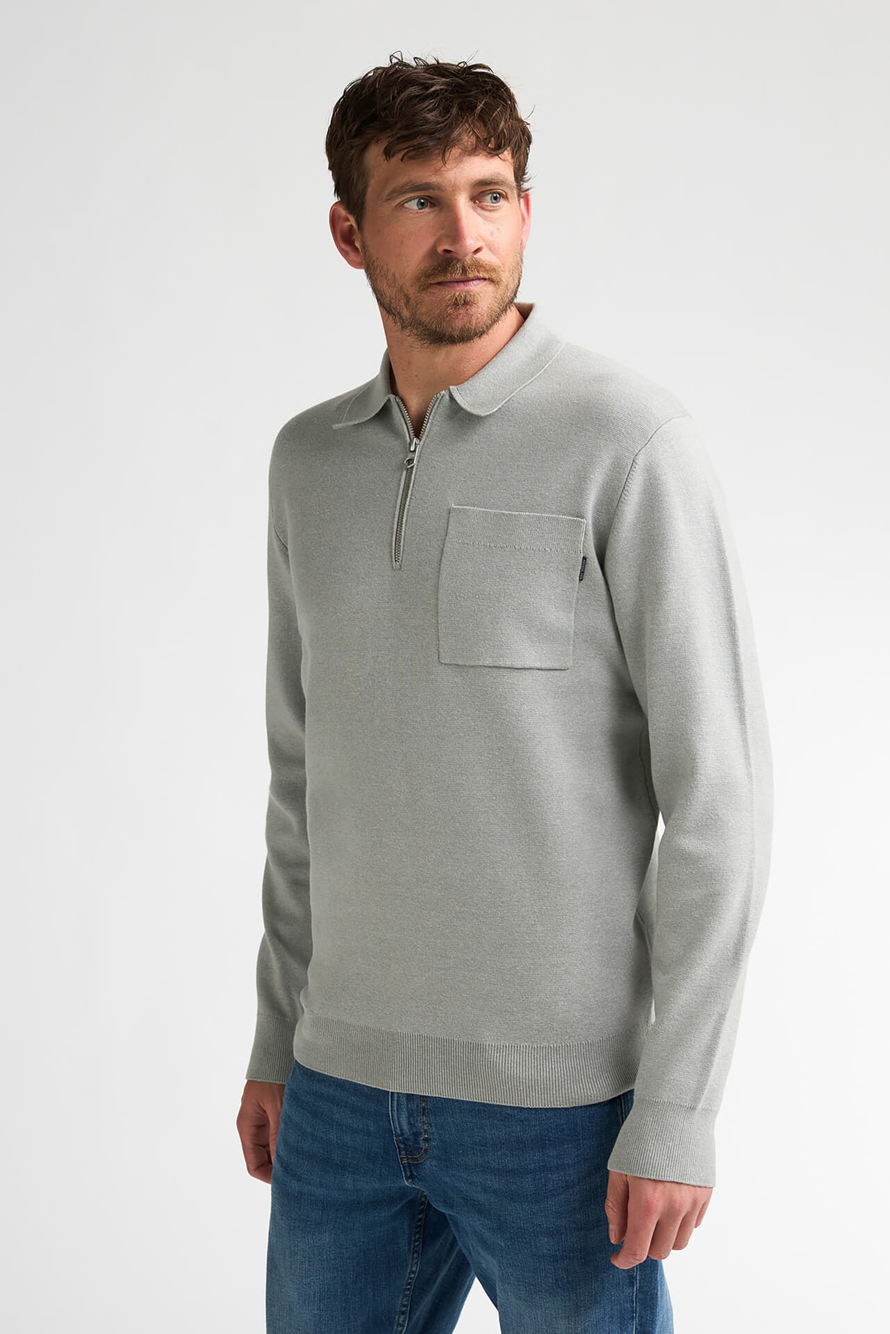 Petrol Polo Grijs