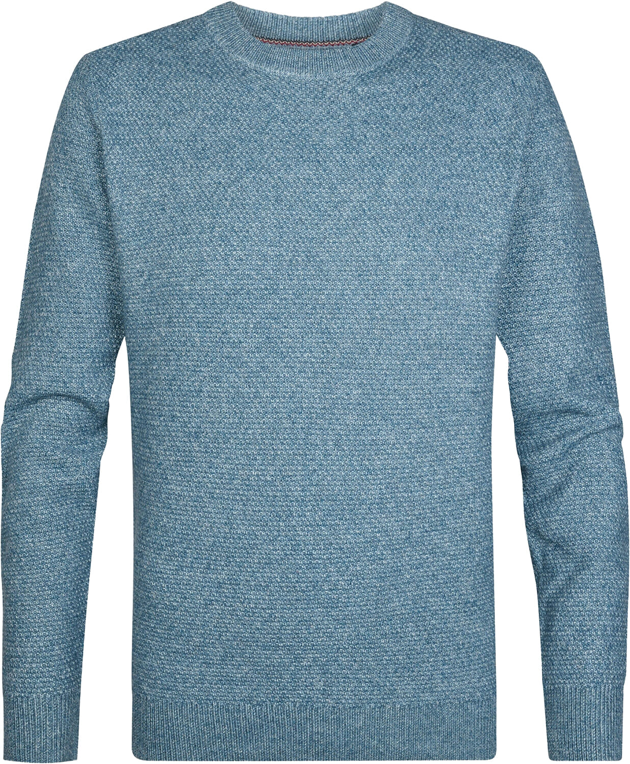 Petrol Trui Basic Blauw