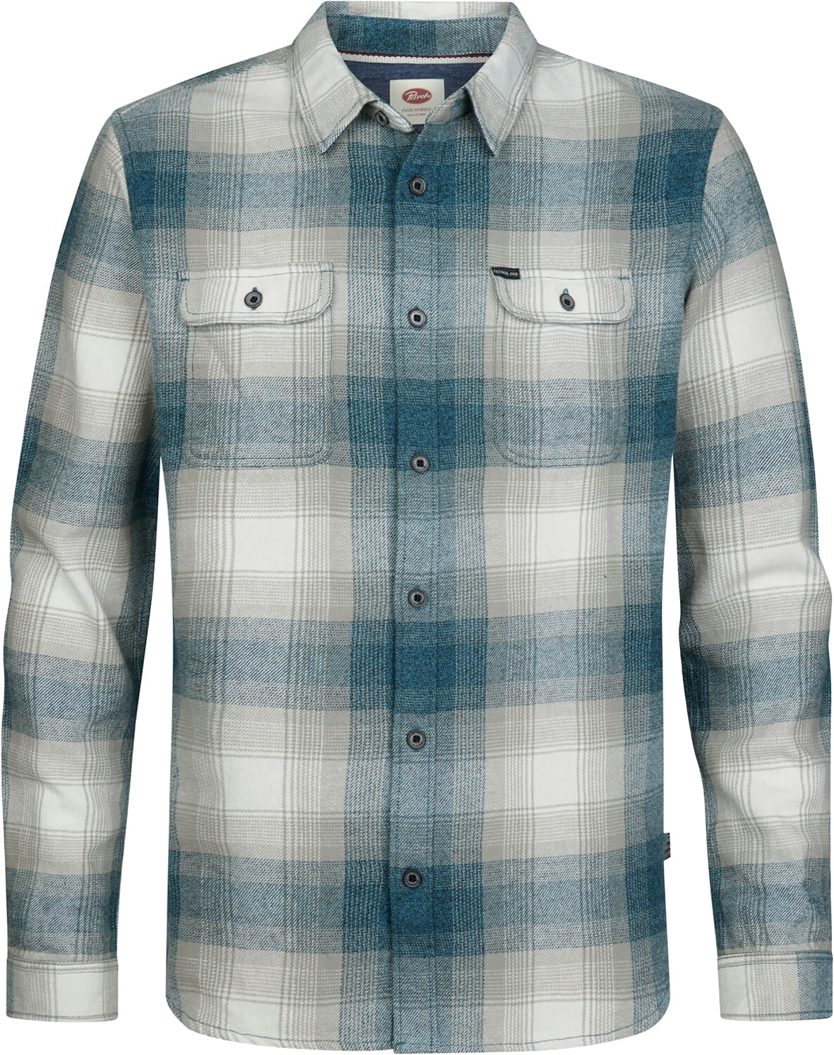 Petrol Overhemd Check Blauw