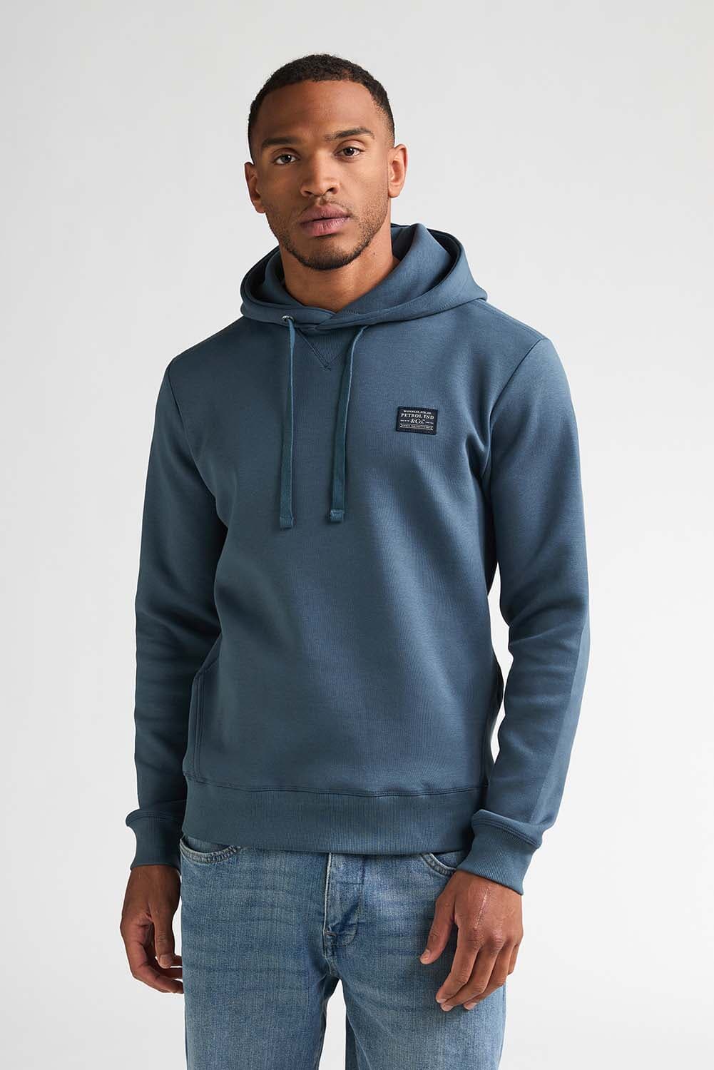 Petrol Hoodie Blauw