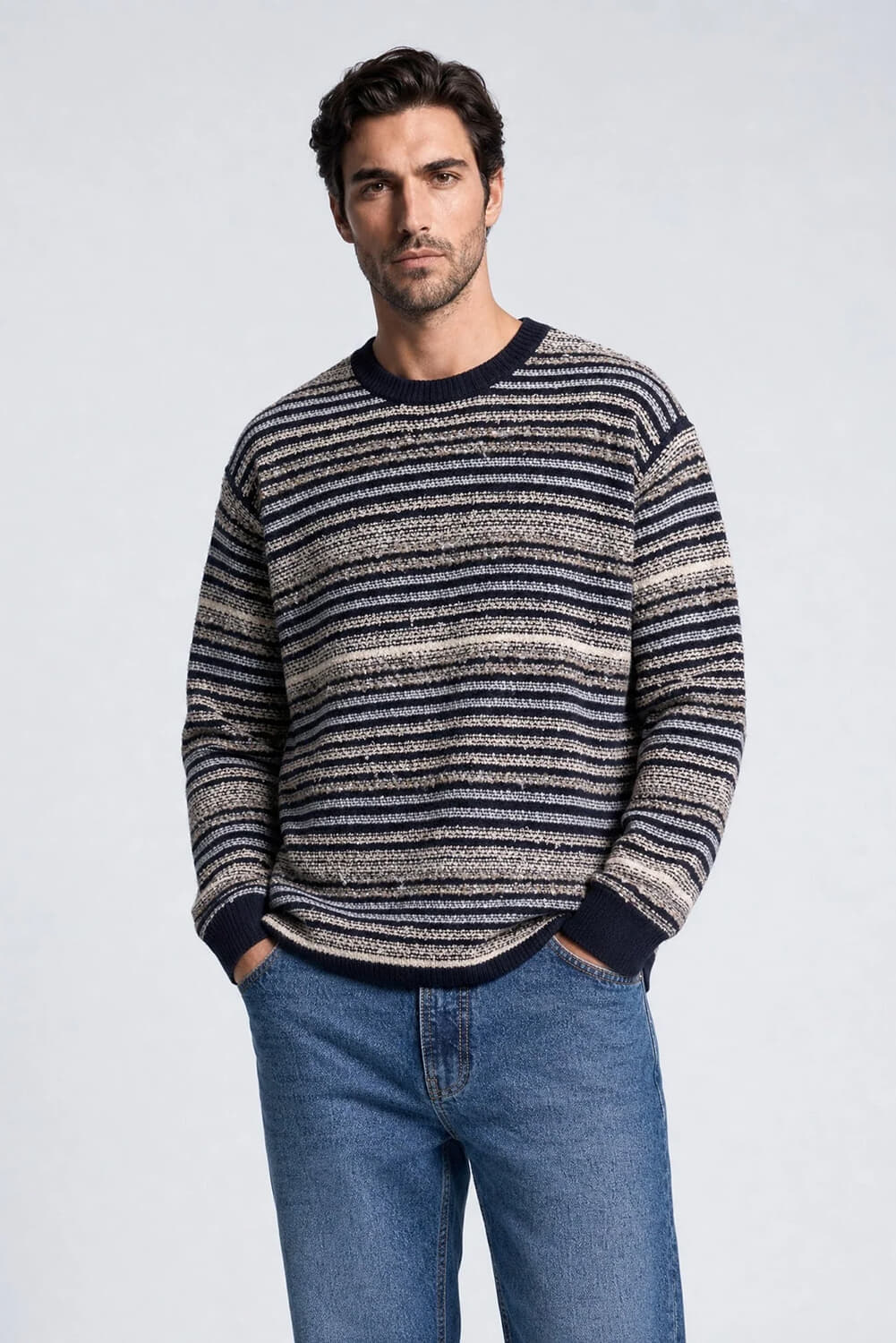 Indigold Trui Basic Navy