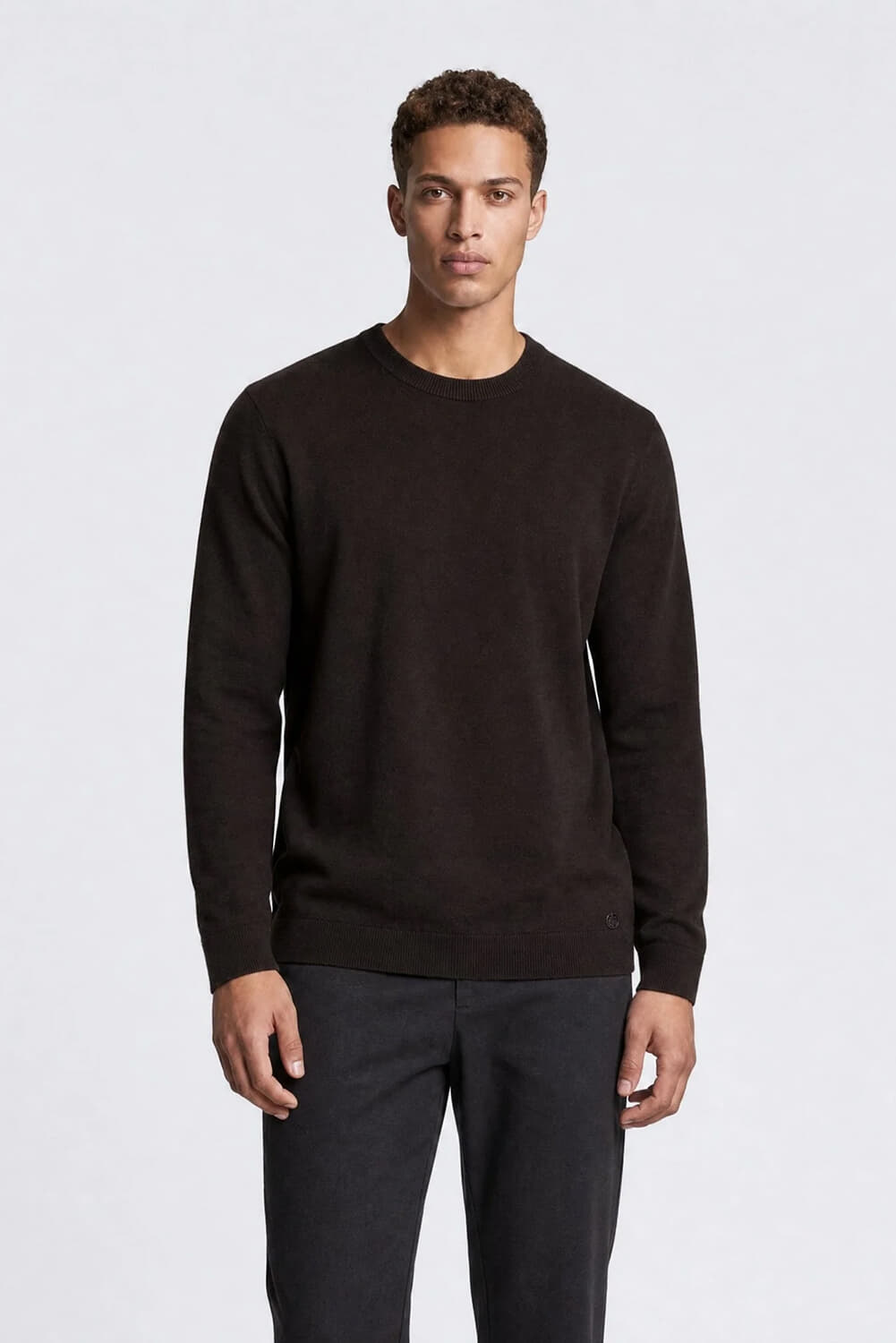 Indigold Trui Basic Bruin