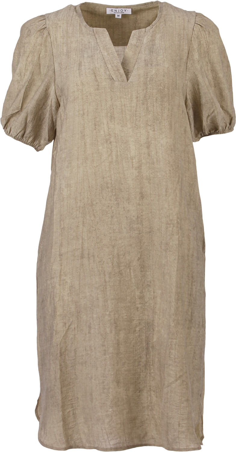 Enjoy Jurk Beige