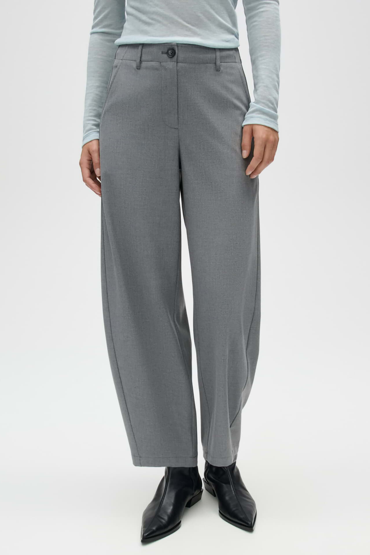 Opus Broek Myha horizon Grijs