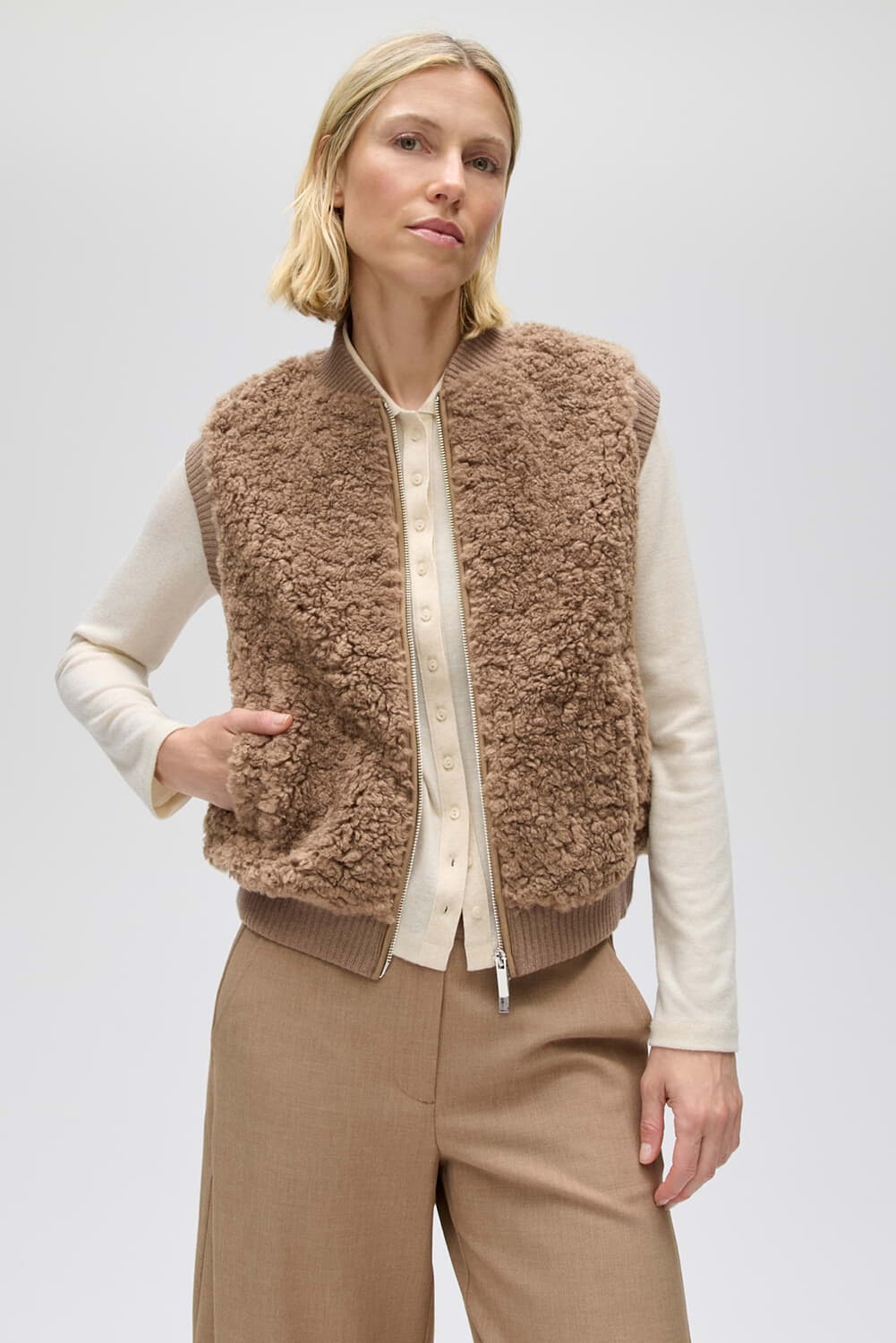 Opus Sweater Gaste Camel