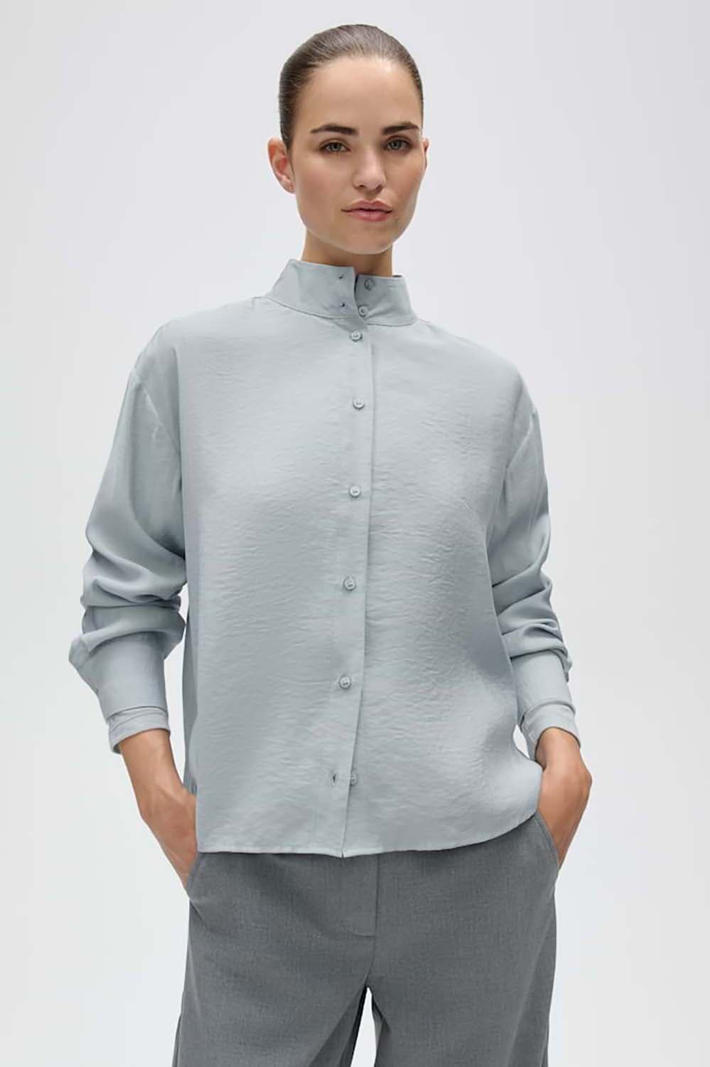 Opus Blouse Fasofta Aqua