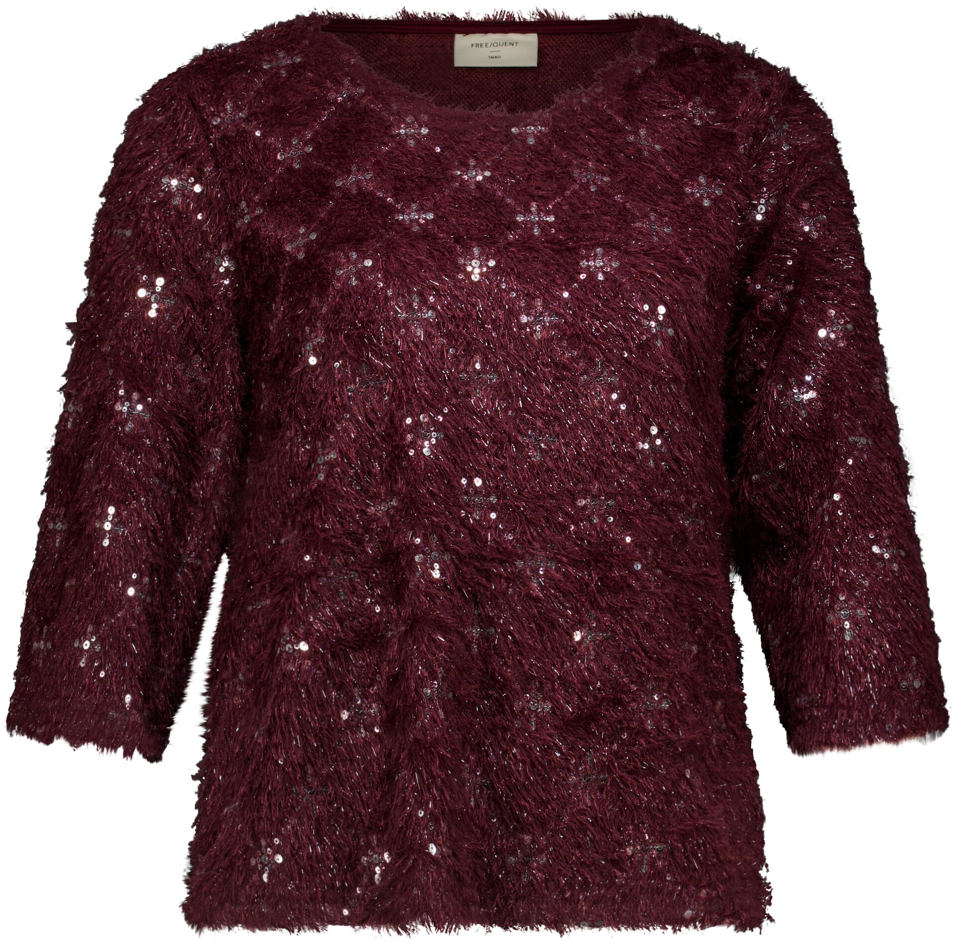 Freequent Trui Nalle-BL Bordeaux Rood
