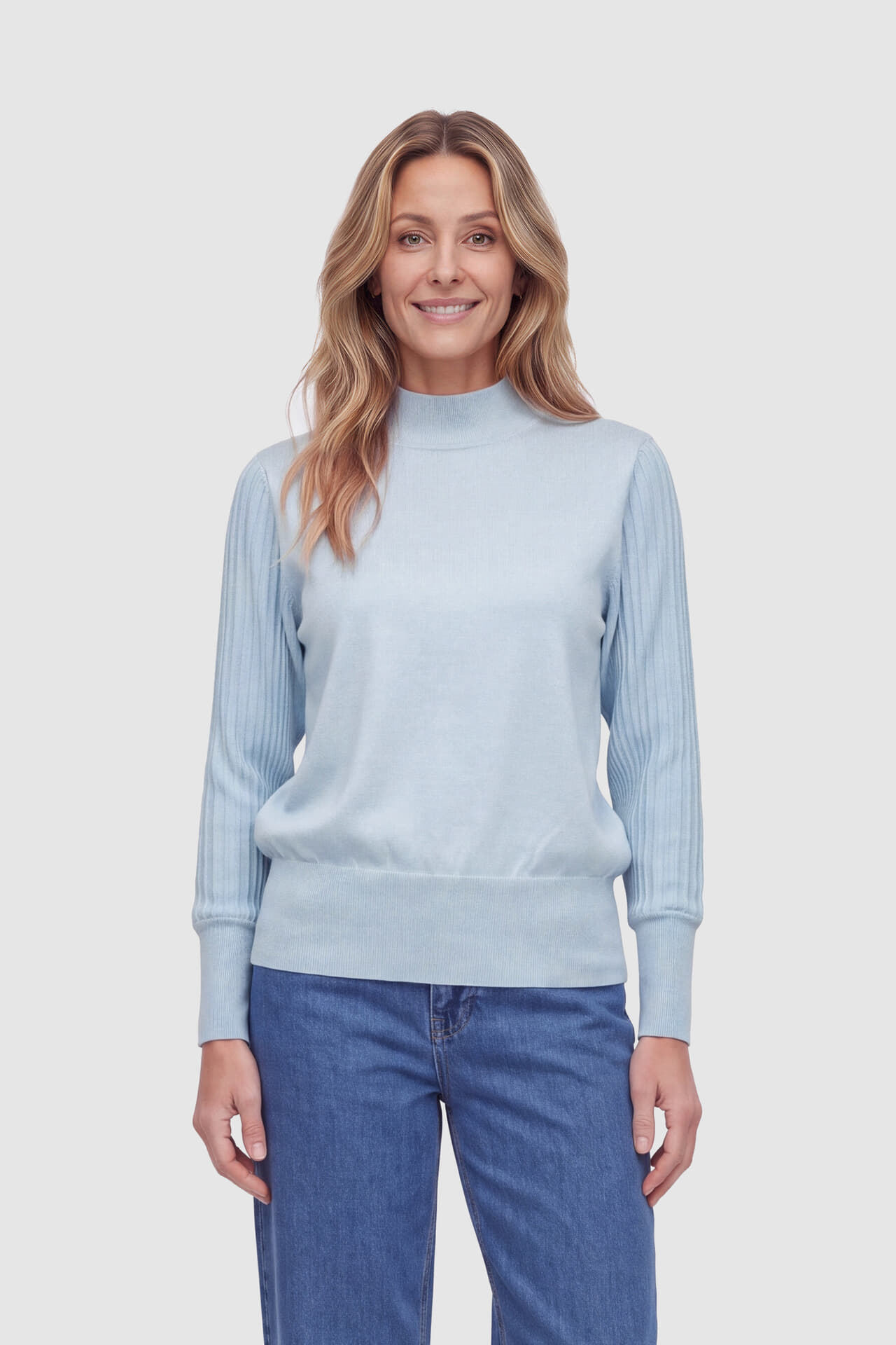 Freequent Trui Bisolo Blauw