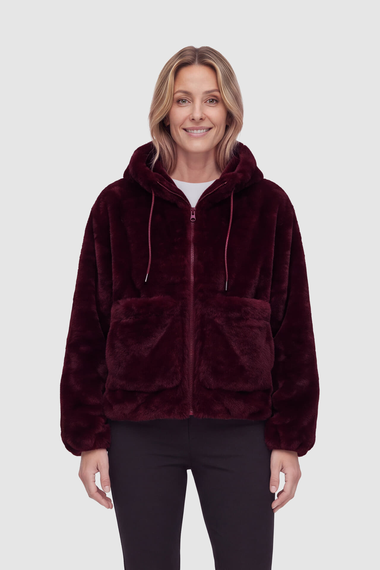 Freequent Jas Fony Bordeaux Rood