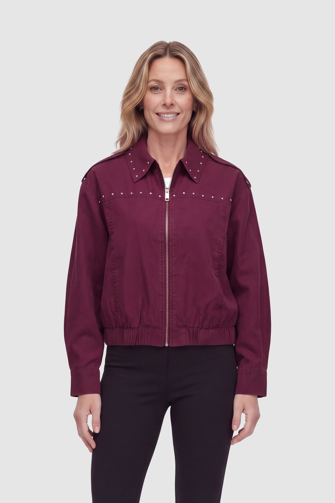 Freequent Blazer Andy Bordeaux Rood