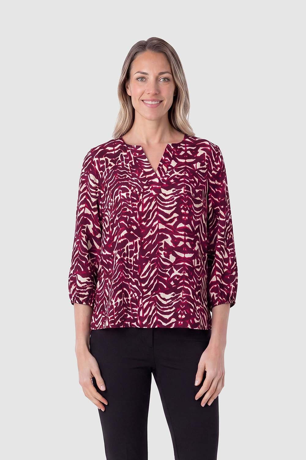 Freequent Blouse Malene Bordeaux Rood