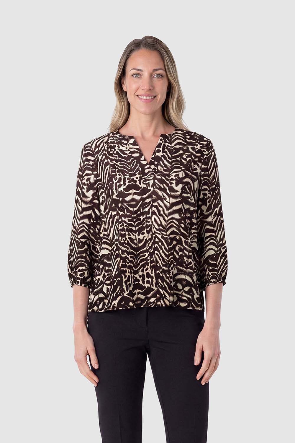 Freequent Blouse Malene Bruin