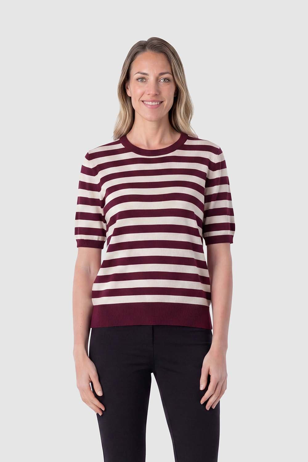Freequent Top Joel  Bordeaux Rood