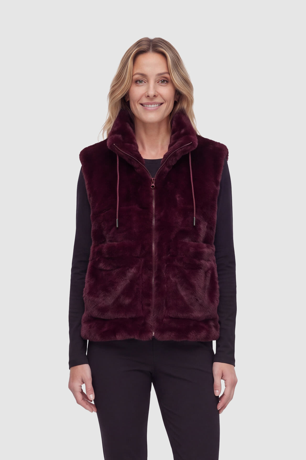 Freequent Bodywarmer Fony Bordeaux Rood