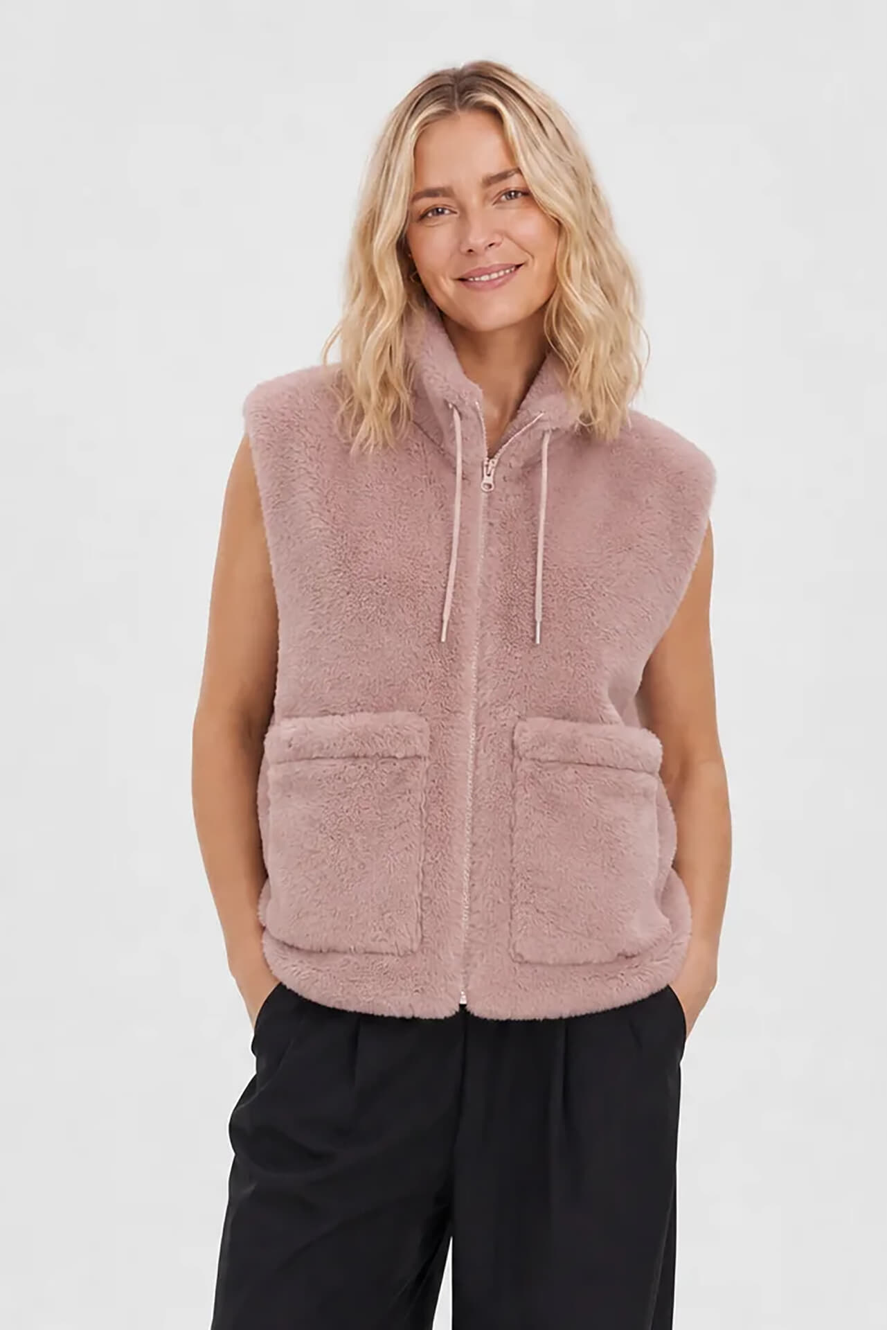 Freequent Bodywarmer Fony Roze