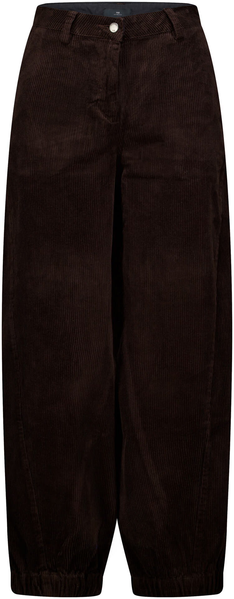 With Black Broek Belini Cord Barrel Bruin