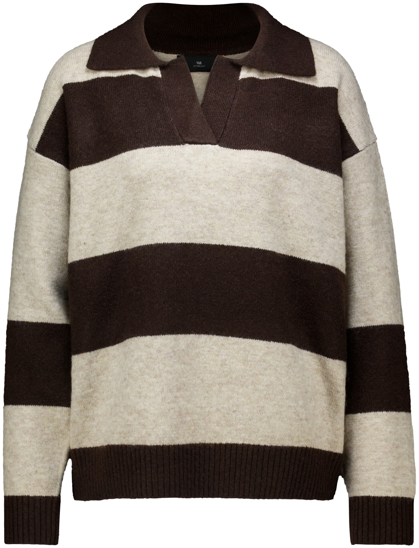 With Black Pullover Liza Henley Bruin