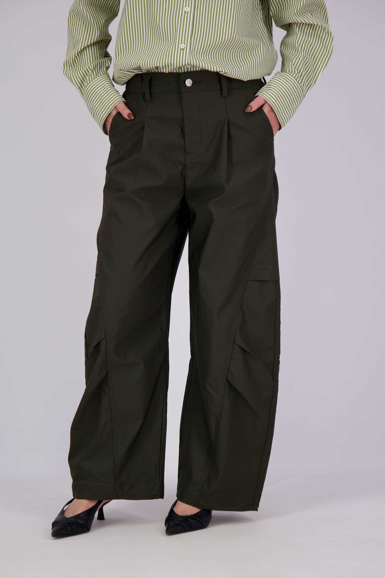 With Black Broek Thelma Groen