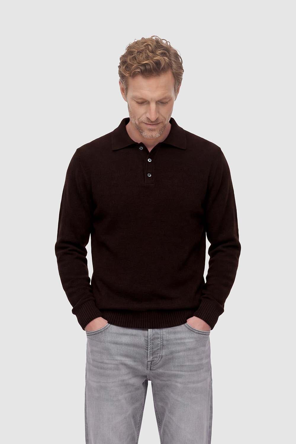 Born With Appetite Polo Pullover Bryce Bruin