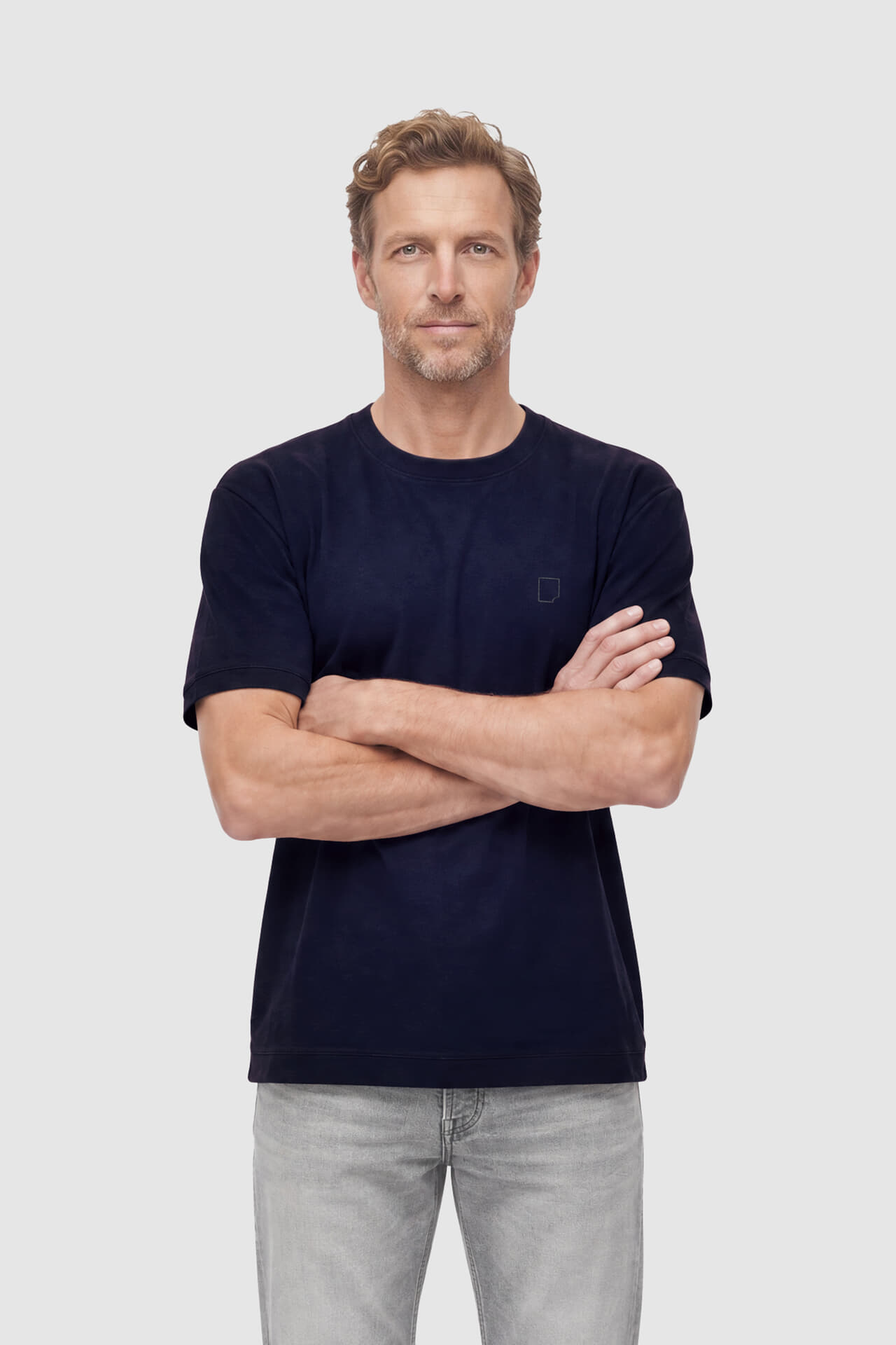 Born With Appetite T-shirt Flemming Navy