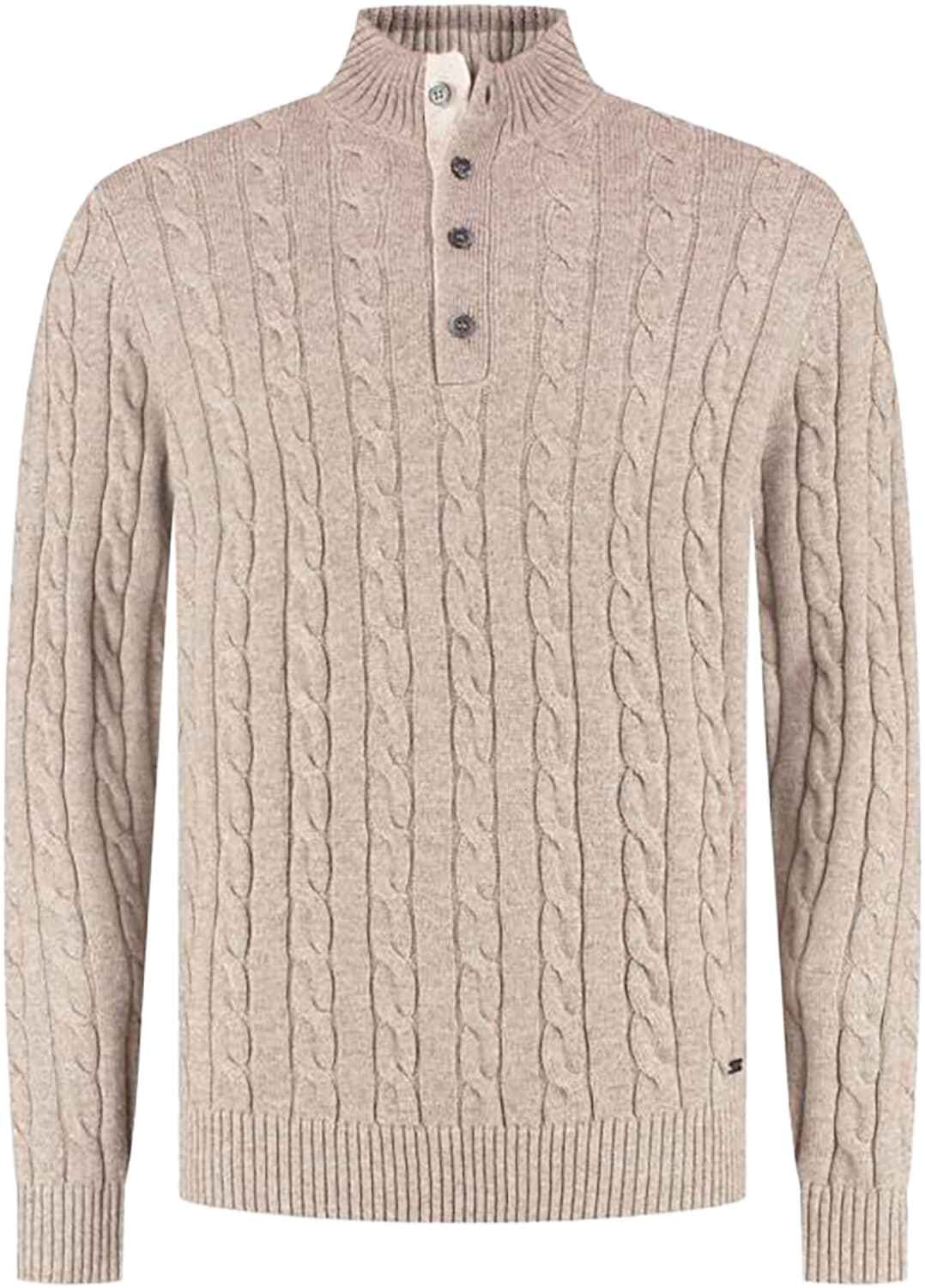 Born With Appetite Clive Half Button Pullover Kaki
