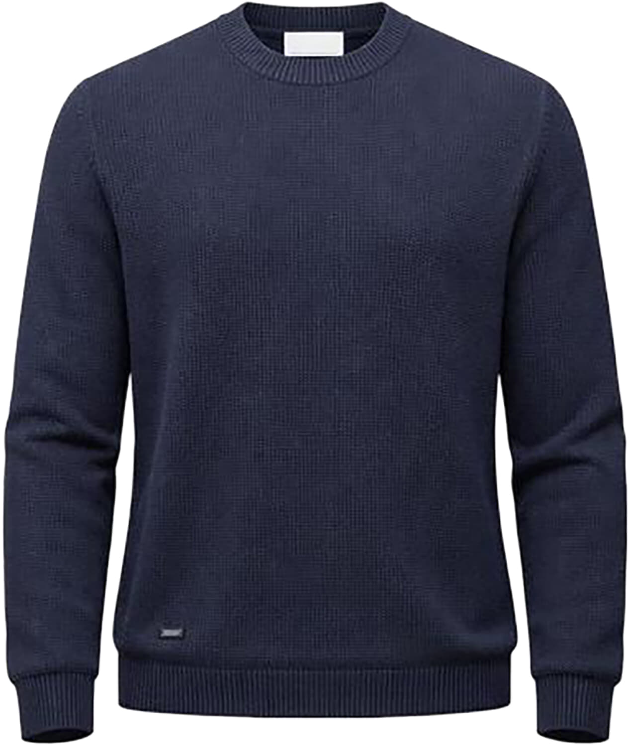 Born With Appetite Landon R-neck Pullover Structure Navy