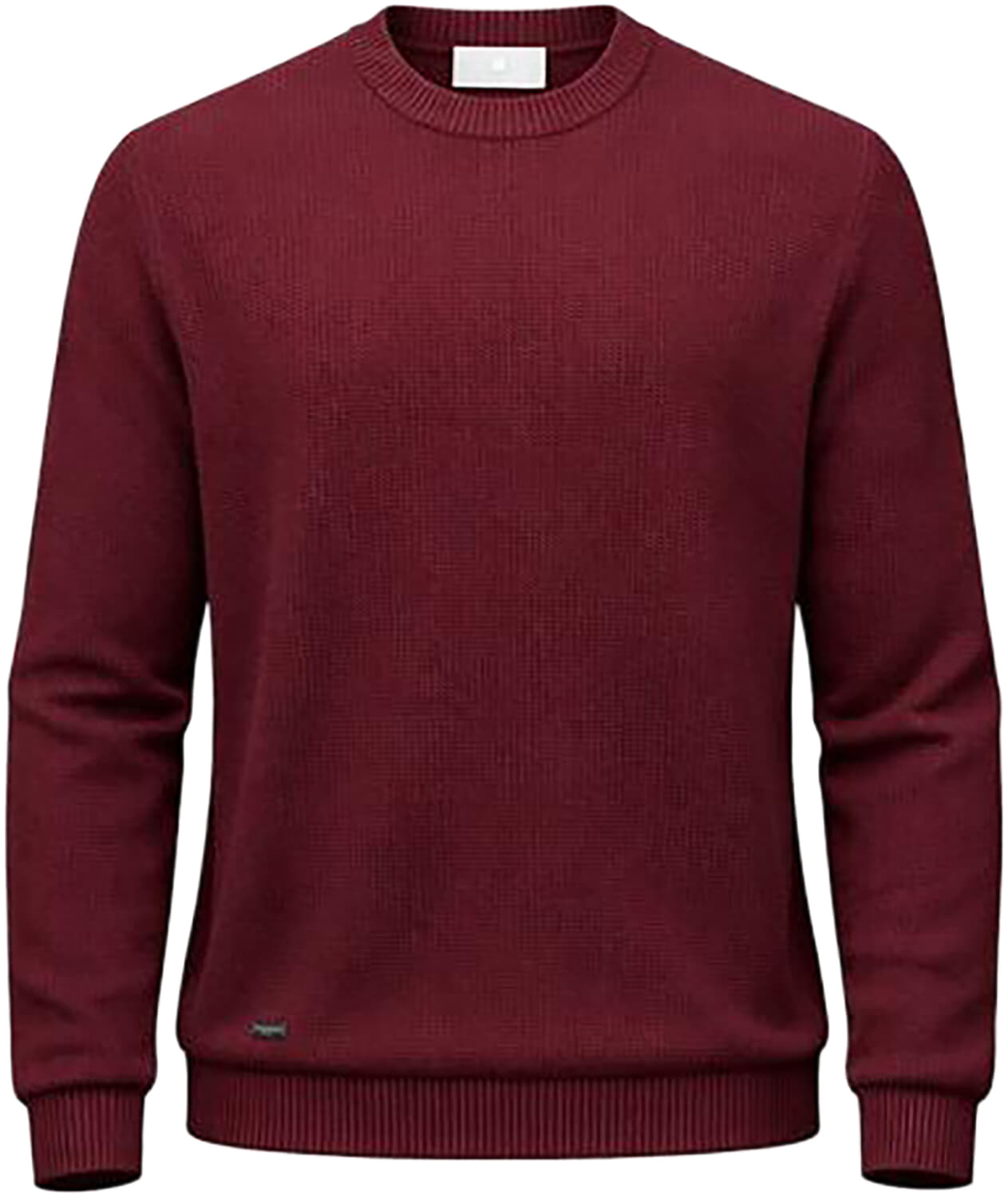 Born With Appetite Landon R-neck Pullover Structure Rood