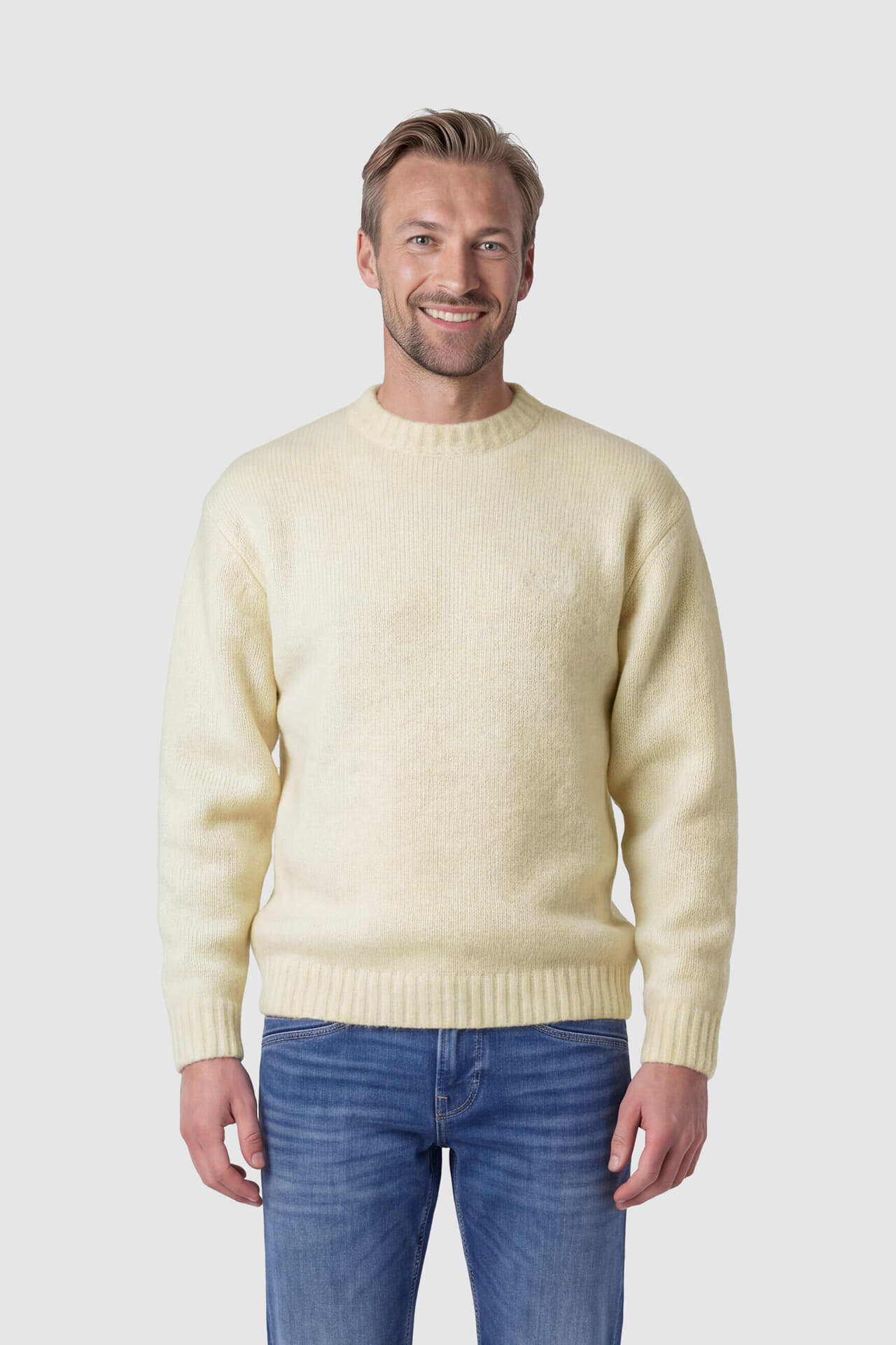 Supply & Co Trui Noel Round Neck Off White