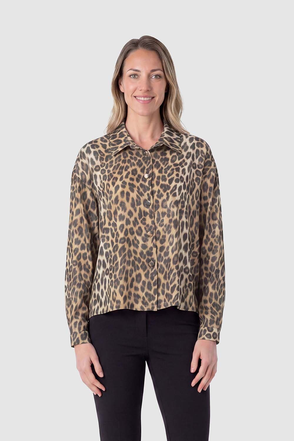 In Shape Blouse Cecile Kaki