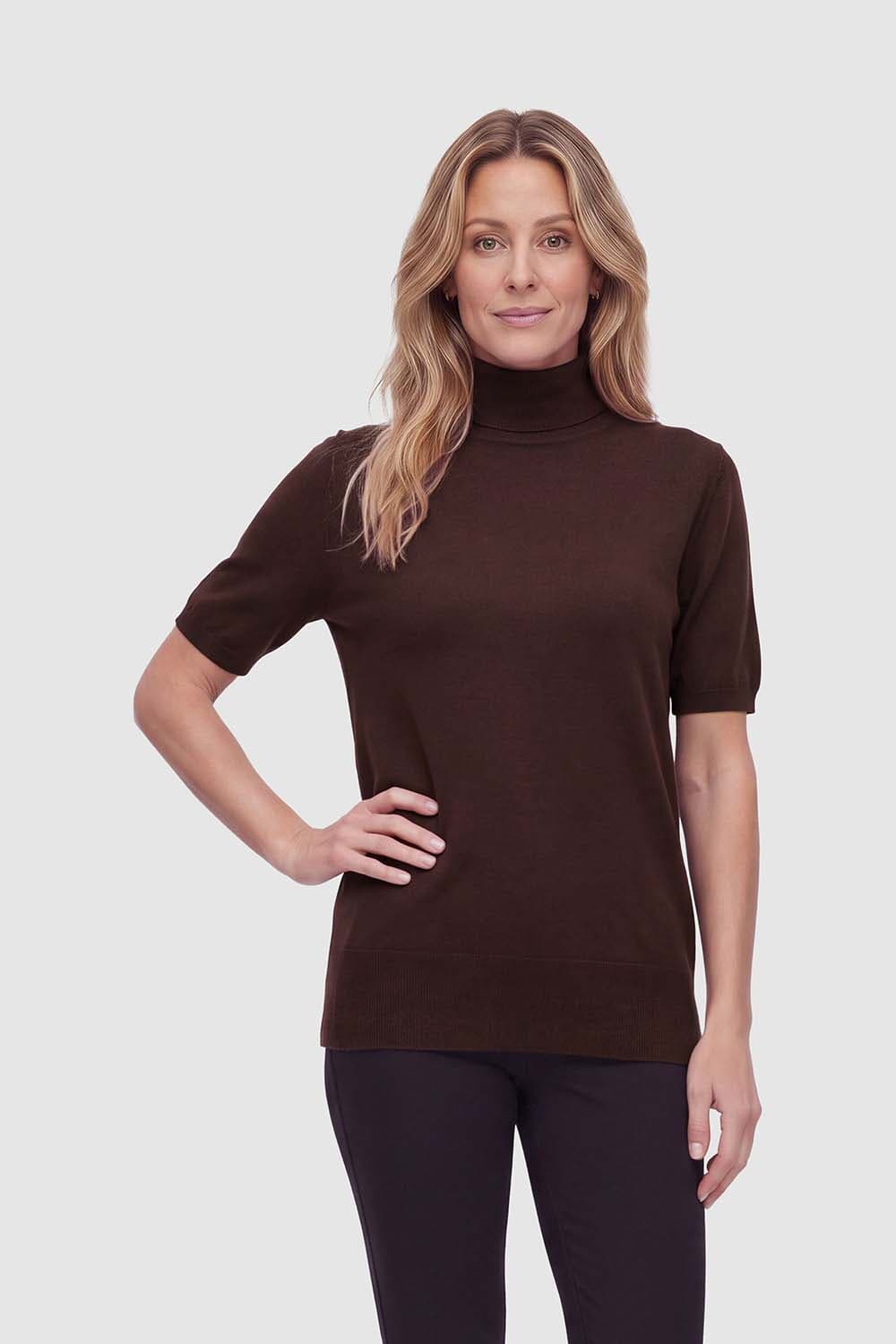 In Shape Pullover Oriane Donker Bruin