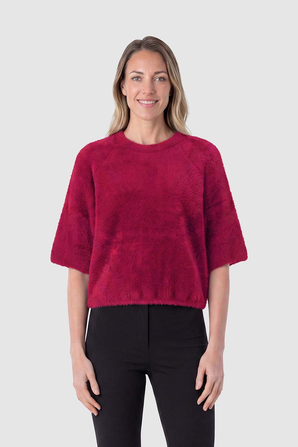 In Shape Pullover Ilza Bordeaux Rood