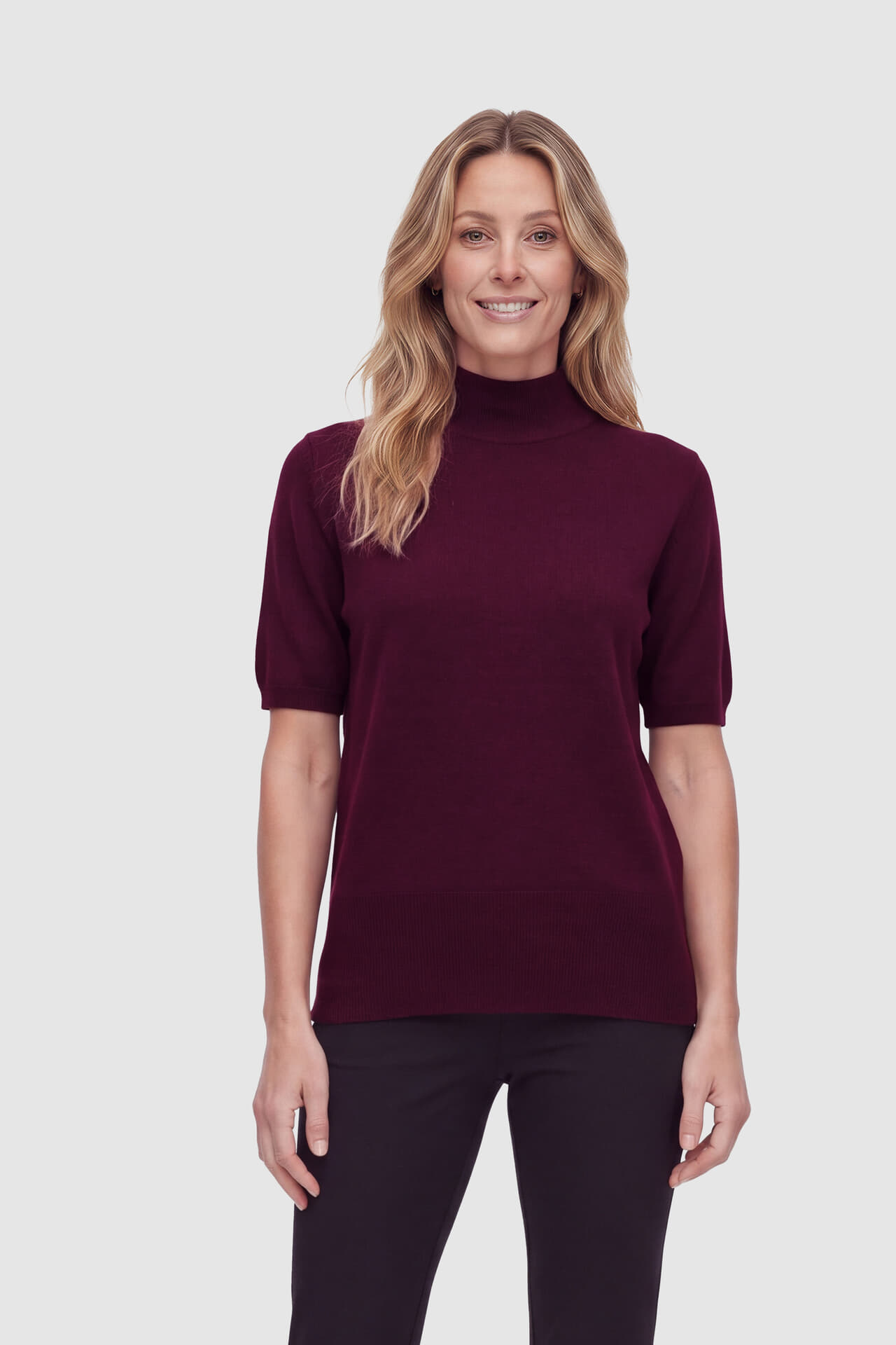 In Shape Pullover Oriane Bordeaux Rood