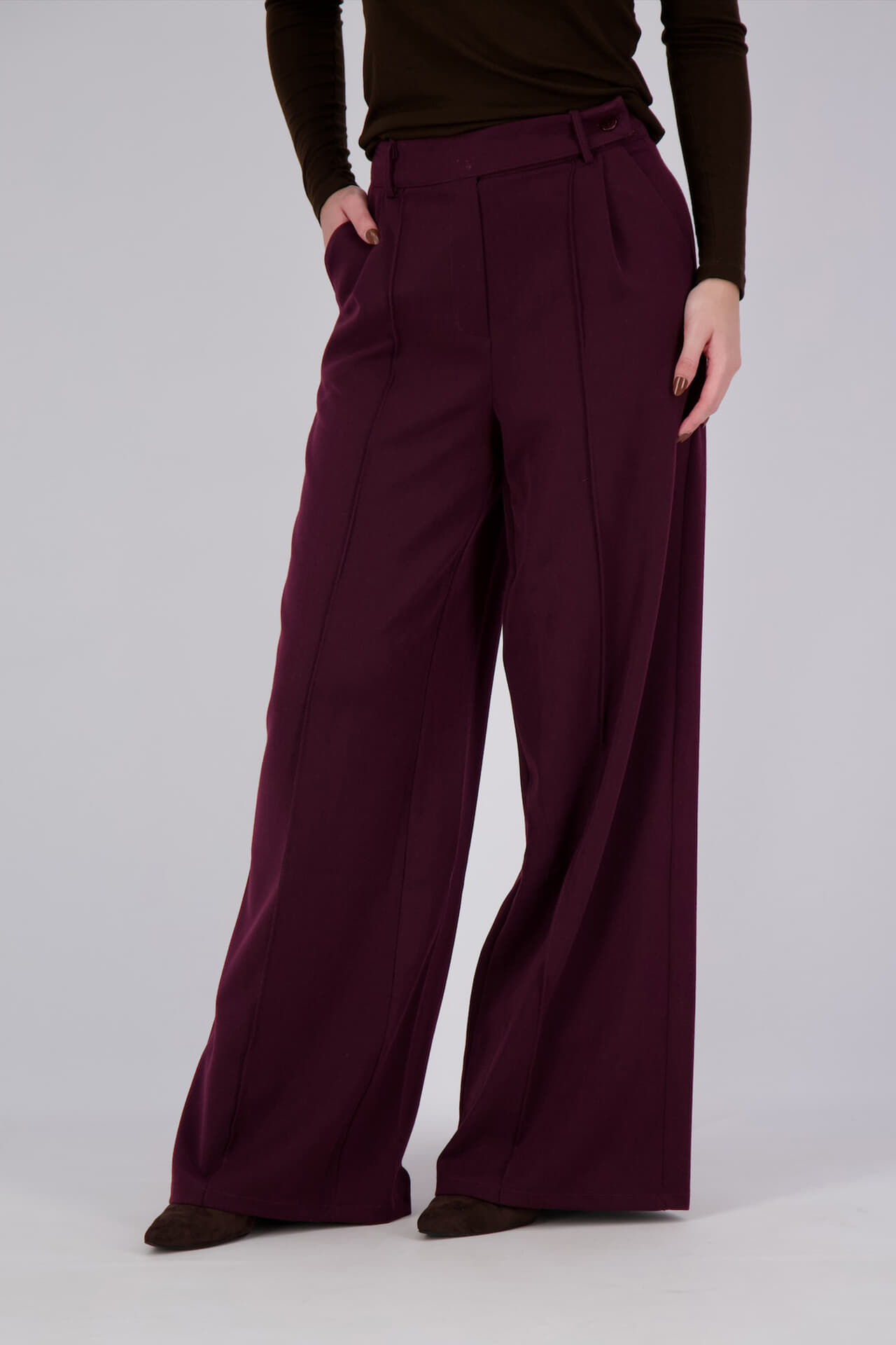 In Shape Broek Jules Bordeaux Rood