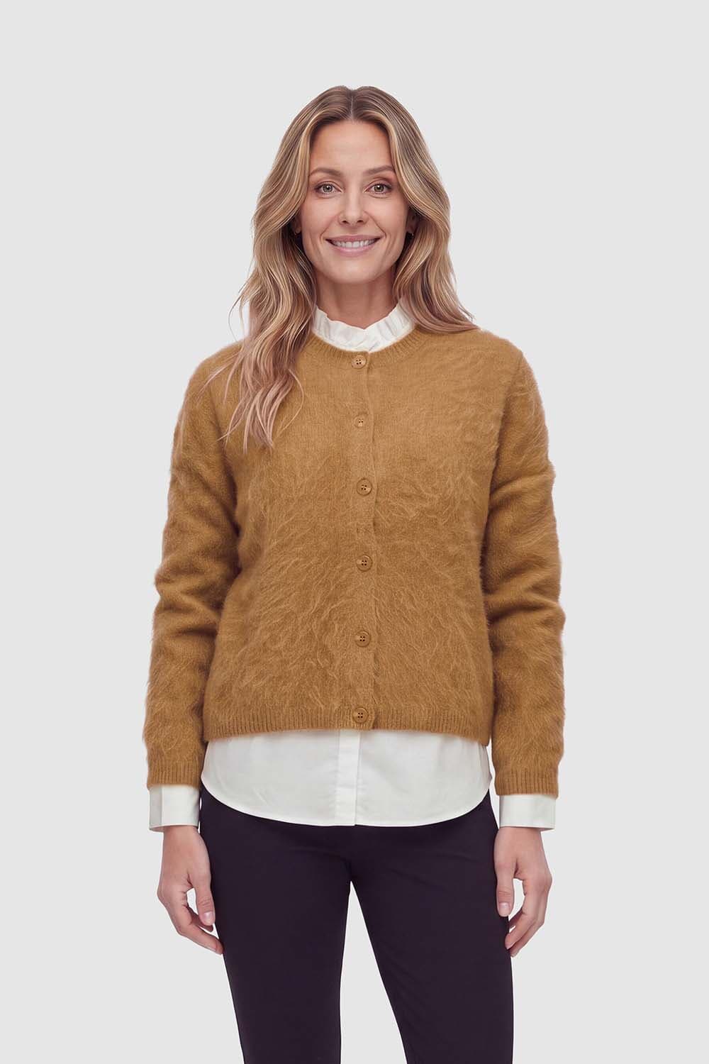 J'amu Vest Senna Camel